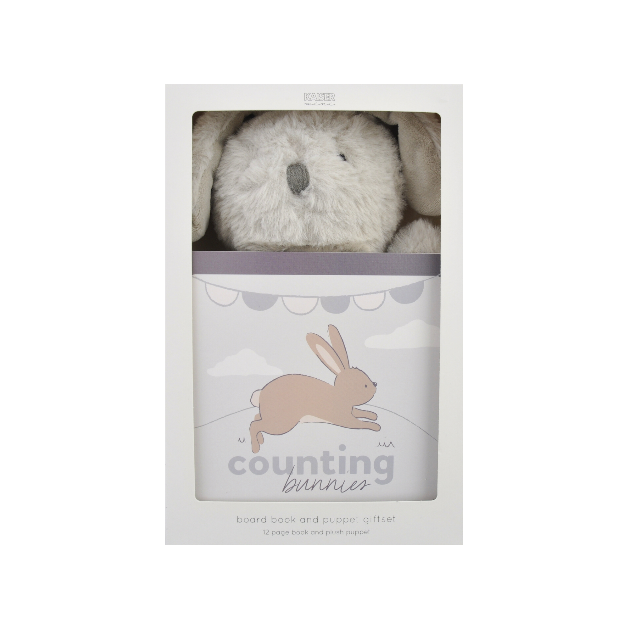 Baby Board Book & Puppet Gift Set - Bunny
